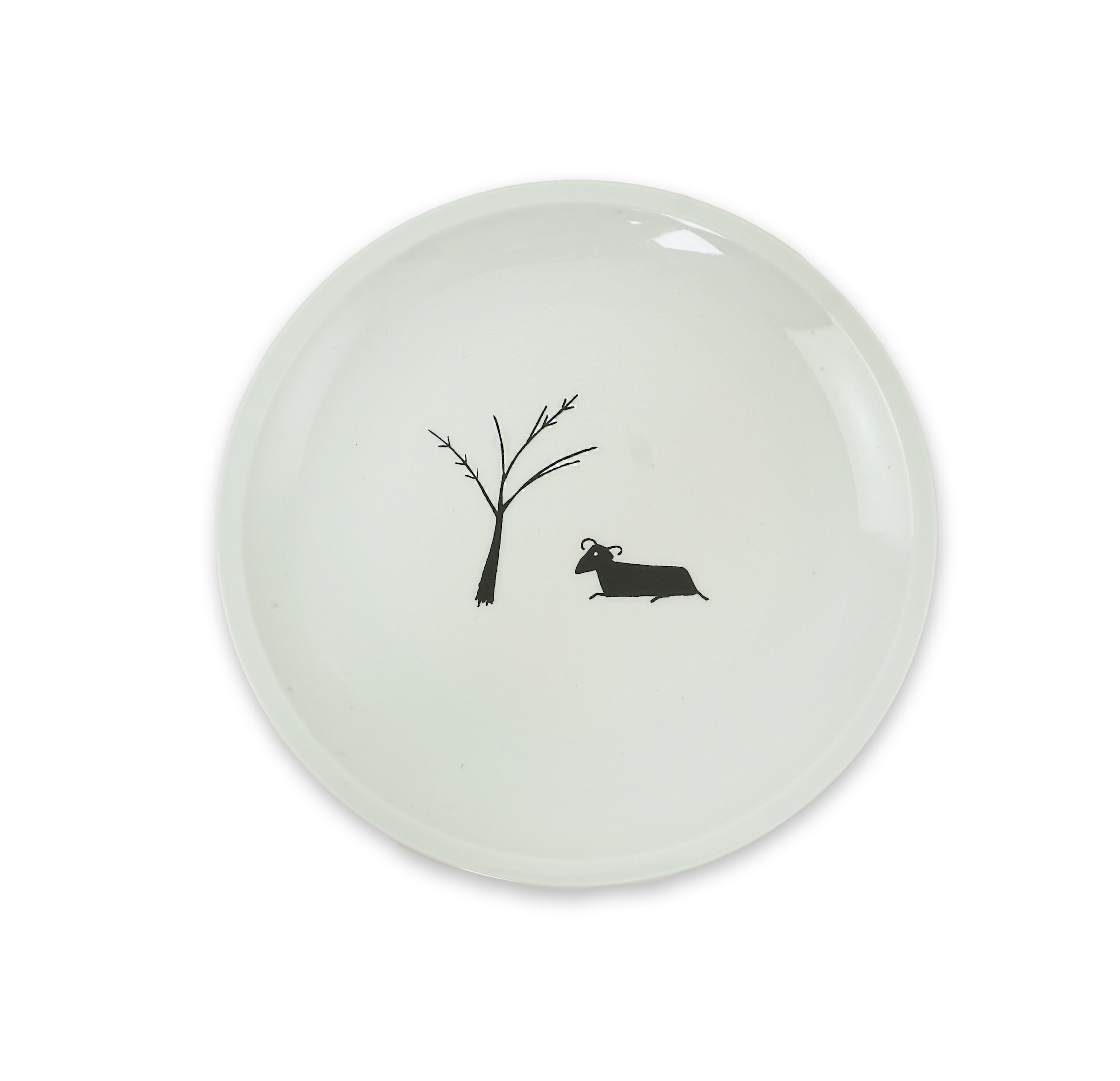 Craigie Aitchison CBE, RSA, RA (1926-2009): For Artplate London, La Porcellana: A collector's plate